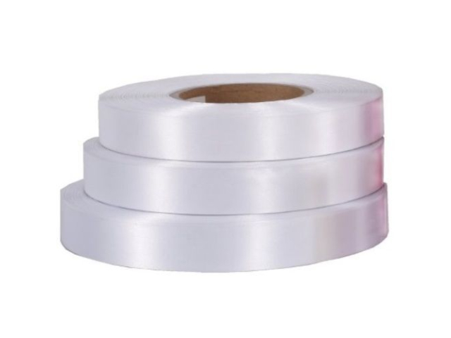 Сатиновая лента 20мм х 200м SRF94WP, белая премиум